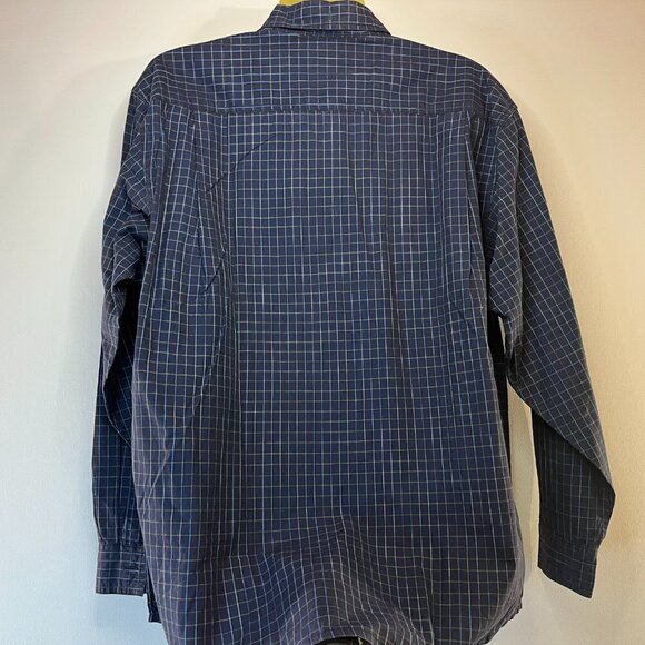 TOMMY BAHAMA INDIGO PALMS Yam Dyed Button up Shirt - Size Medium - NWT $95 - Picture 3 of 4